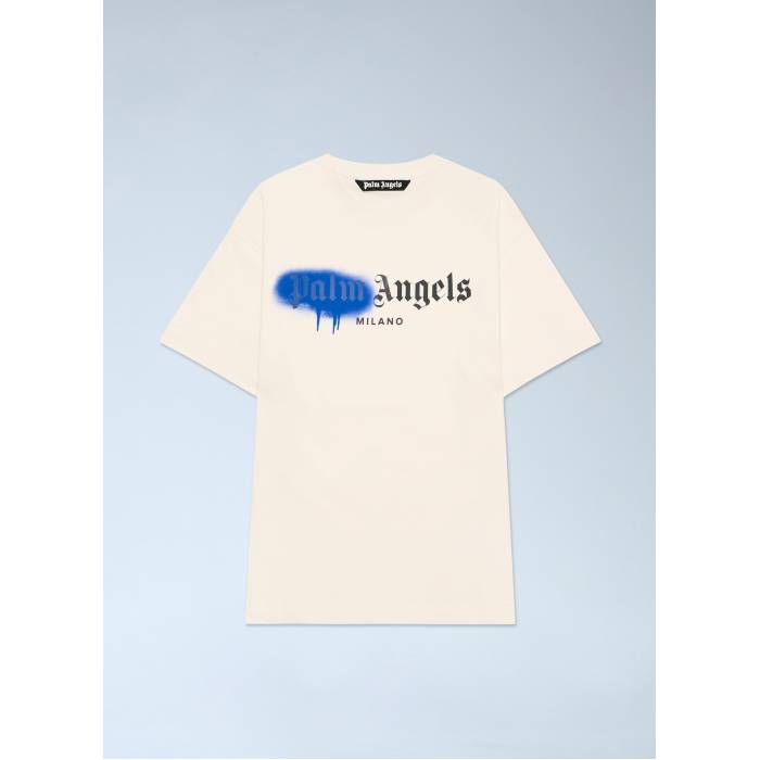 パームエンジェルス Palm Angels 【 Spray Milan T-Shirt Men Wht 】 Tシャツ メンズ