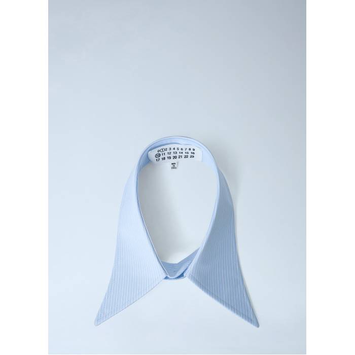 メゾンマルジェラ Maison Margiela 【 Striped Collar Women Blu 】 レディース|スニケス