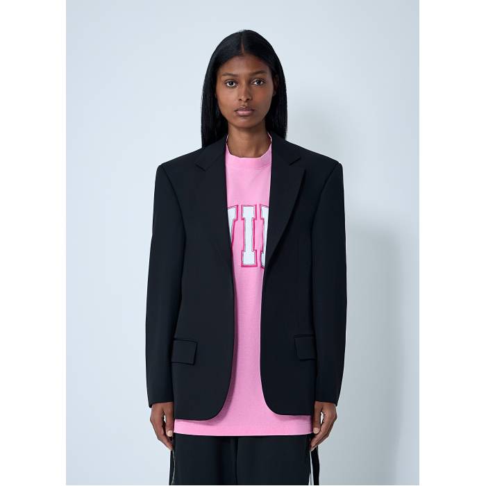 バレンシアガ Balenciaga 【 Single-Breasted Blazer Women Blk 】 ブレイザー レディース