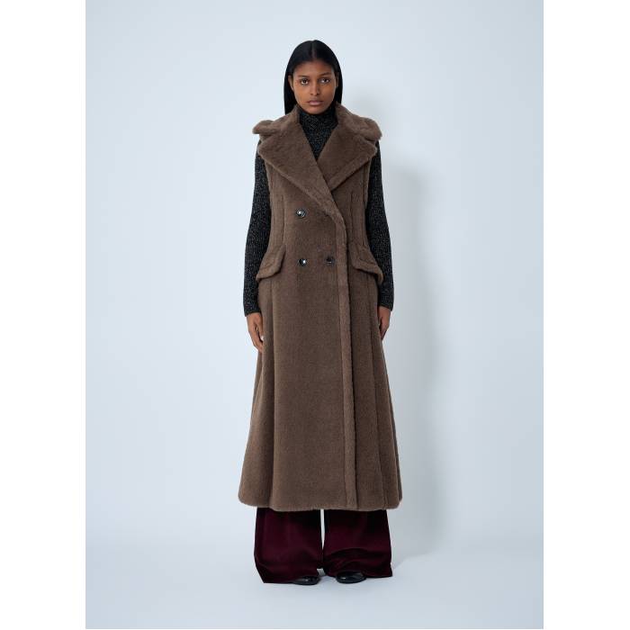 Max Mara 【 Double-Breasted Gilet Women Brn 】 ジレ レディース｜スニケス