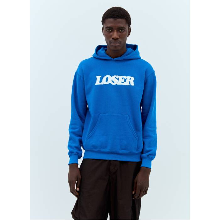 Connie Costas 【 Loser Hooded Sweatshirt Men Blu 】 フード付 スウェット トレーナー メンズ｜スニケス