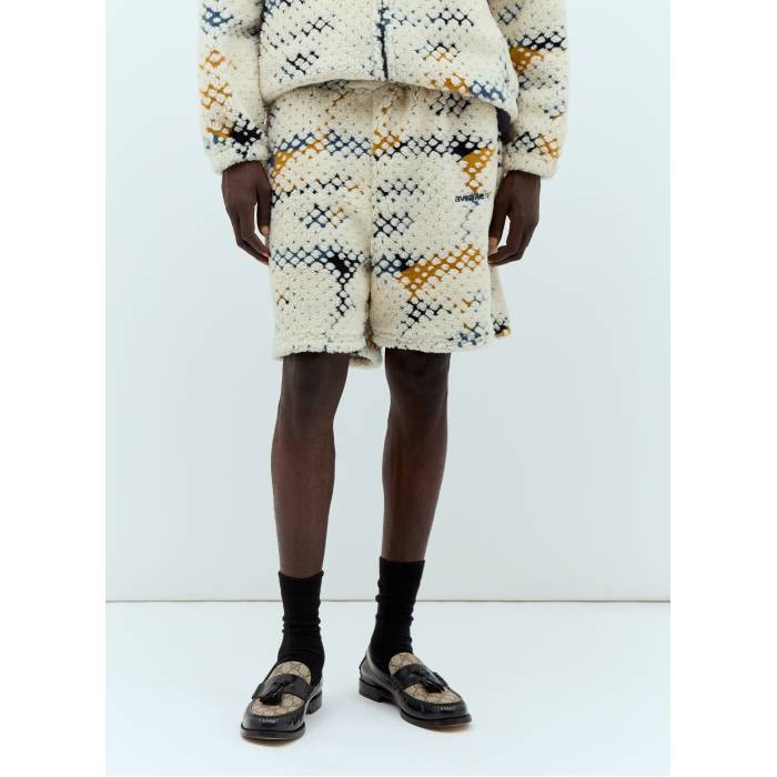 Awake Ny 【 Printed Fleece Shorts Men Bei 】 フリース ショーツ メンズ|スニケス