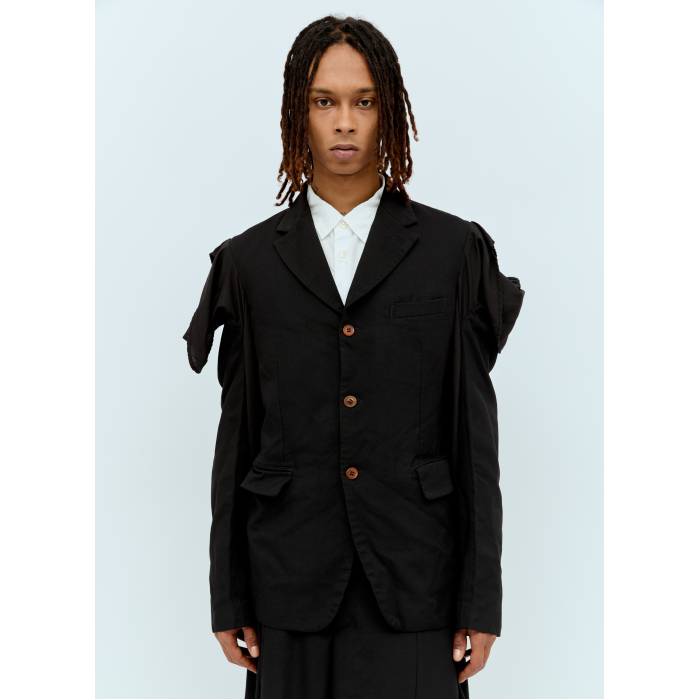 コムデギャルソンオム　90s 90年代　アーカイブ　比翼　ジャケット　96ss 90s (1990) COMME des GARCONS HOMME 
