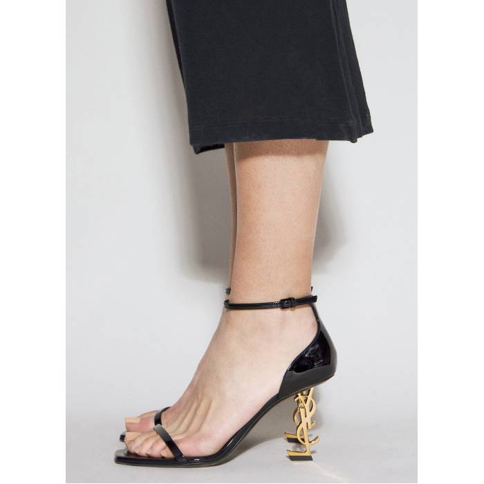サンローラン Saint Laurent 【 Opyum Heeled Sandals Women Blk 】 サンダル レディース
