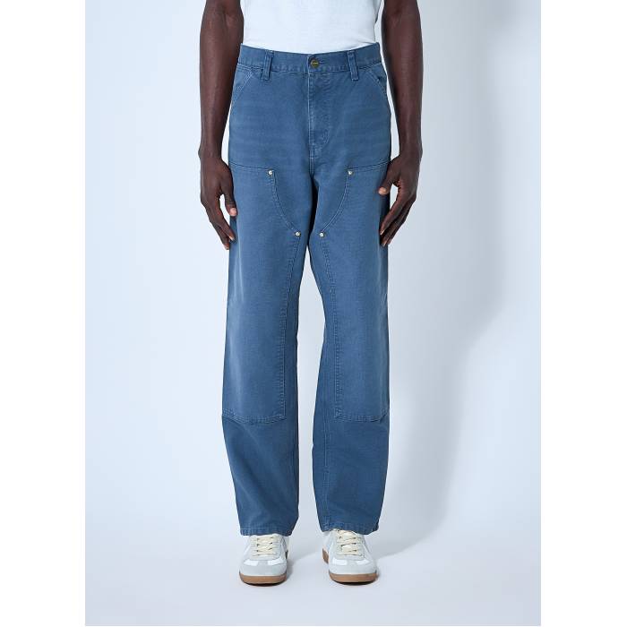 カーハート ダブリューアイピー Carhartt Wip 【 Double Knee Pants Men Blu 】 メンズ