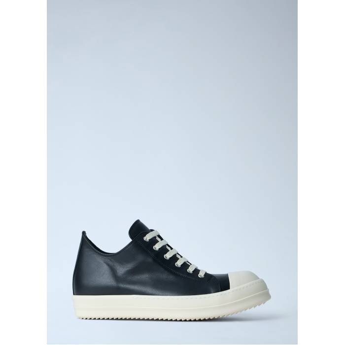 リックオウエンス Rick Owens 【 Leather Low-Top Sneakers Women Blk 】 レザー レディース