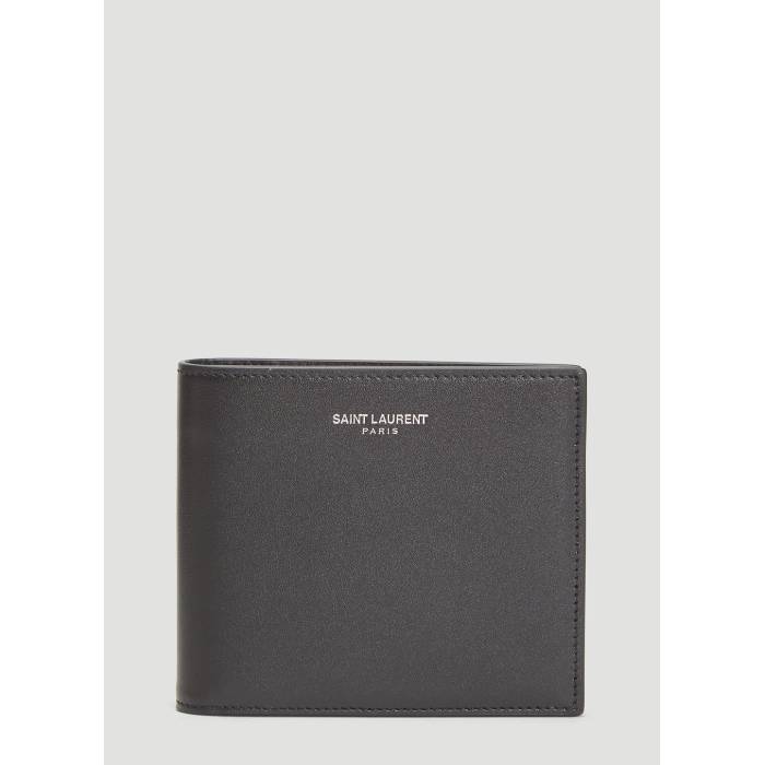 サンローラン Saint Laurent 【 Logo Print Bi-Fold Wallet Men Blk 】 ロゴタイプ Wallet ウォレット・札入れ メンズ