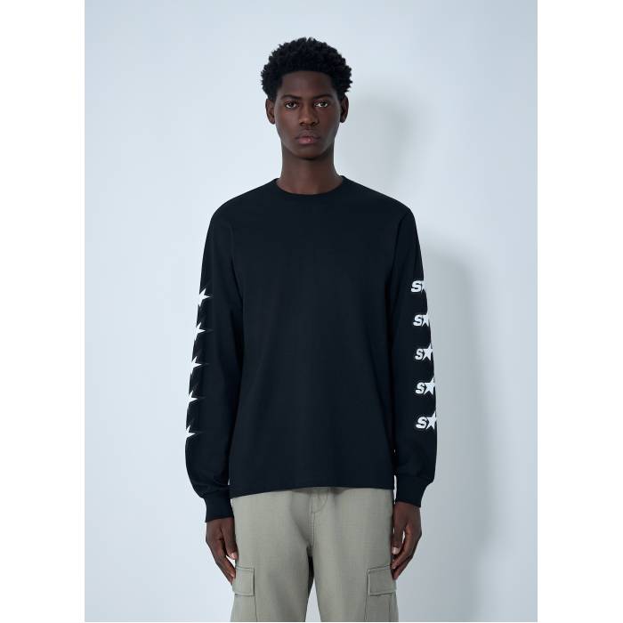【 Logo Motif T-Shirt Men Blk 】 ロゴタイプ プルオーバー メンズ