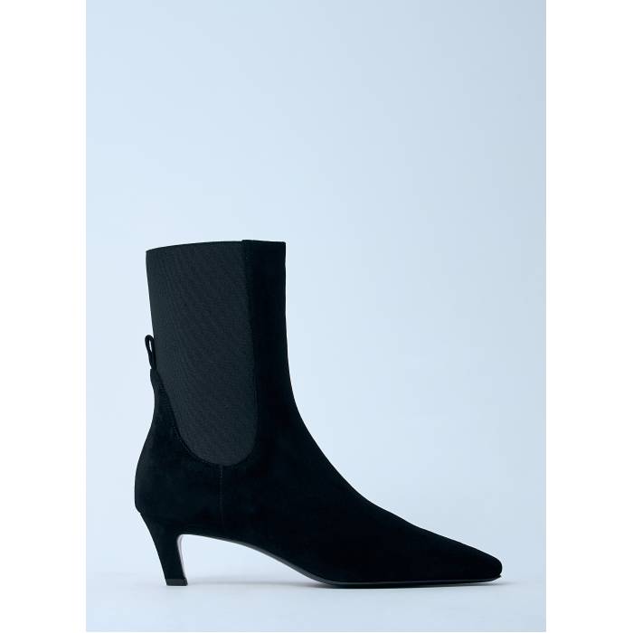 Toteme 【 Suede Boots Women Blk 】 スエード・スウェード ブーツ レディース|スニケス