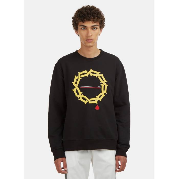 Serapis 【 Crown Of Thorns Sweatshirt Men Blk 】 スウェット トレーナー メンズ
