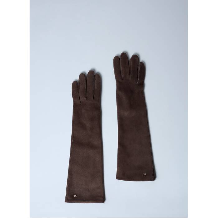 Max Mara 【 Suede Gloves Women Brn 】 スエード・スウェード 手袋 レディース