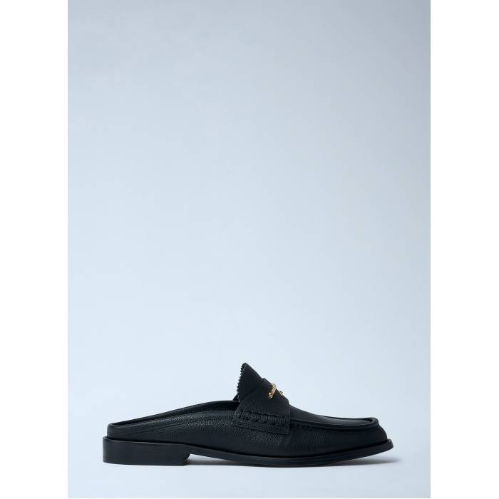 アレキサンダーワン Alexander Wang 【 Carter Leather Loafer Women Blk 】 なめし革 置き目毛革 シューズ レディース
