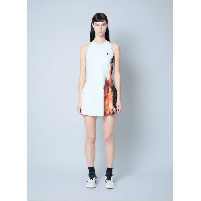 アディダス ワイスリー Y-3 【 Logo Motif Tennis Dress Women Gry 】 ロゴ テニス ドレス レディース