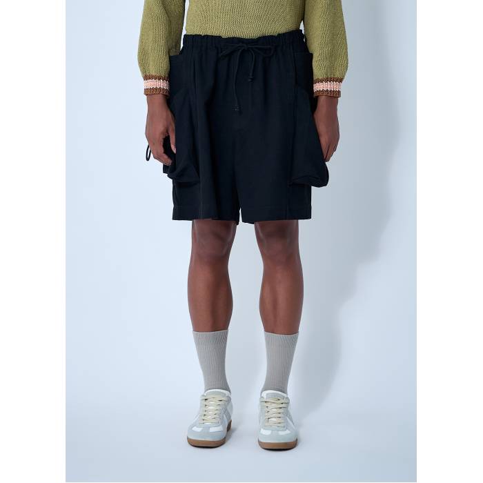 Story Mfg. 【 Salt Shorts Men Blk 】 ショーツ メンズ