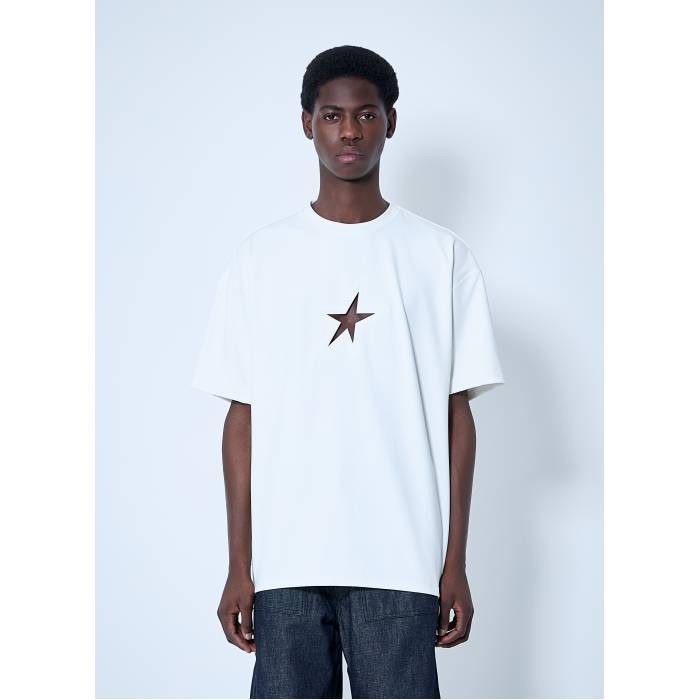 Mugler 【 Cut-Out T-Shirt Men Wht 】 Tシャツ メンズ