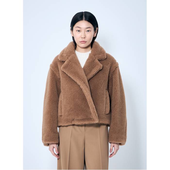 楽天市場】MAX MARA マックスマーラ テディベア アイコン ファーコート