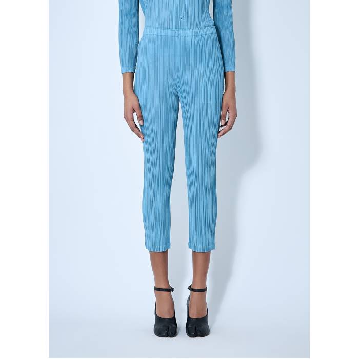 Pleats Please Issey Miyake 【 Pleated Pants Women Blu 】 レディース