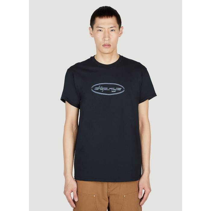 Dtf.nyc 【 Cyber Logo Short-Sleeved T-Shirt Men Blk 】 ロゴタイプ プルオーバー メンズ