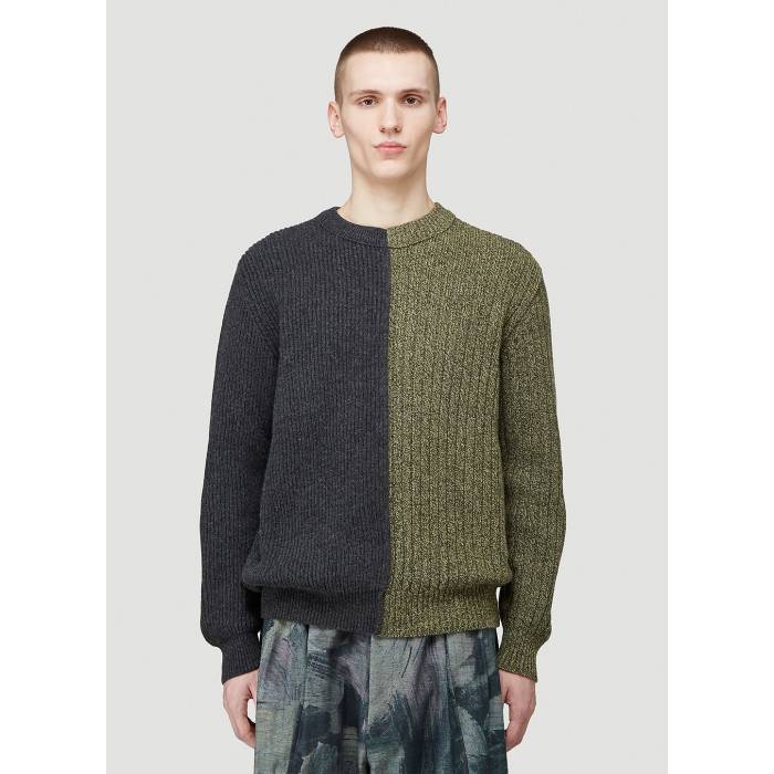 Pringle Of Scotland 【 Repurposed Split Sweater Men Gry 】 トレーナー メンズ
