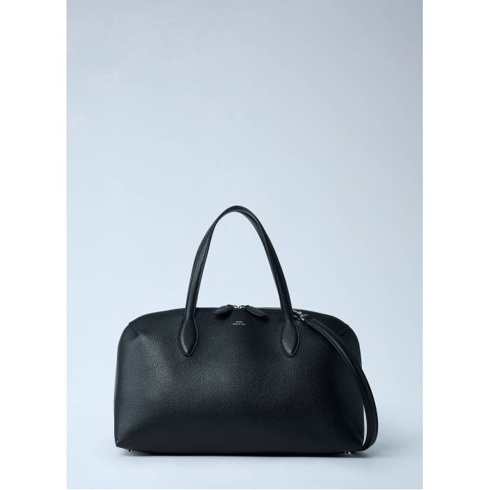 Toteme 【 Medium Leather Day Handbag Women Blk 】 レザー レディース