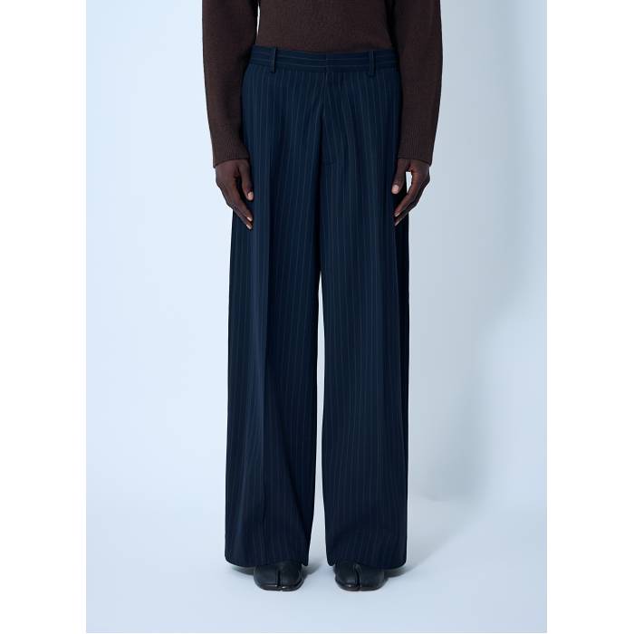 アクネストゥディオズ Acne Studios 【 Pinstripe Tailored Pants Men Nav 】 メンズ