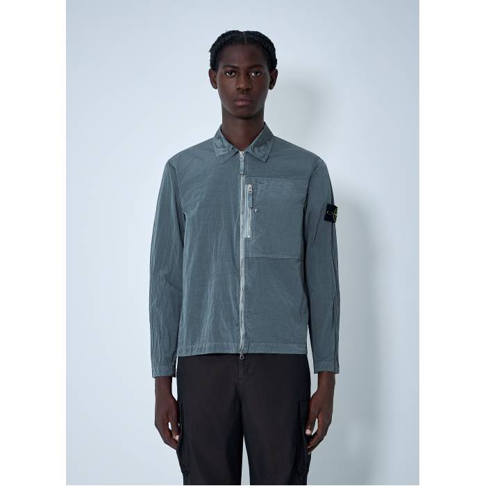ストーンアイランド Stone Island 【 Nylon Metal Shirt Men Gry 】 ナイロン 金属元素 メンズ