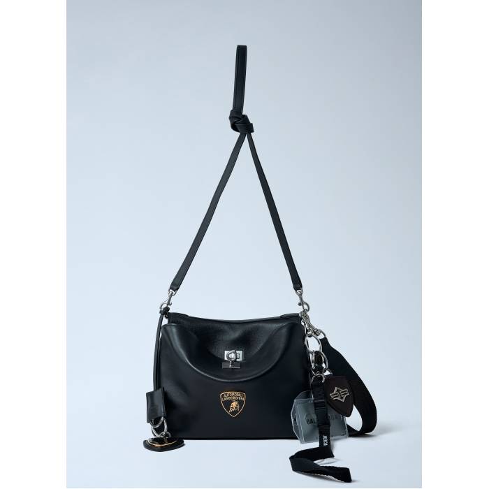 Balenciaga X Lamborghini 【 Small Rodeo Shoulder Bag Men Blk 】 御徒面子 メンズ