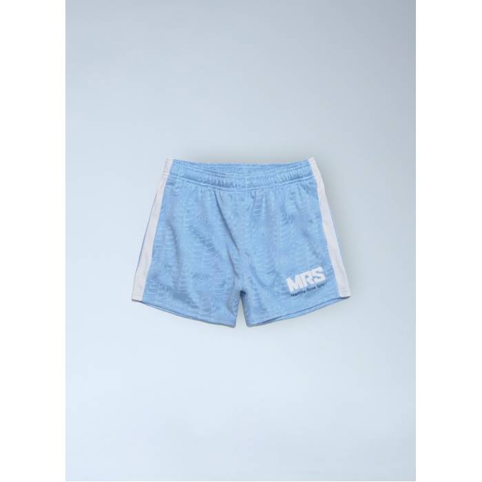 Nike X Martine Rose 【 Logo Motif Track Shorts Women Blu 】 ロゴ トラック ショーツ レディース|スニケス