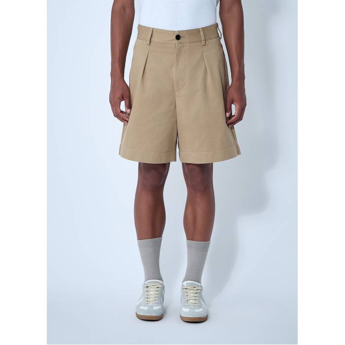 Noah 【 Single-Pleat Shorts Men Grn 】 ショーツ メンズ
