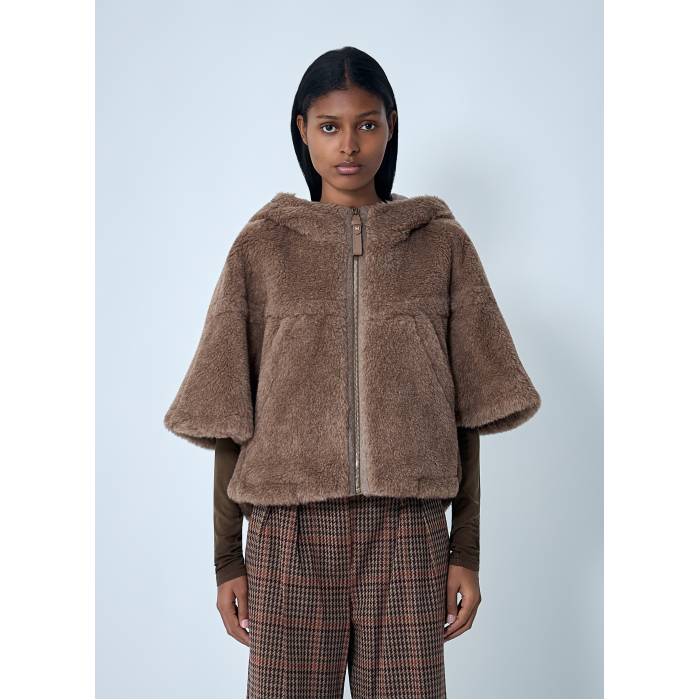 Max Mara 【 Wool-And-Cashmere-Blend Jacket Women Brn 】 Jacket ジャケット レディース