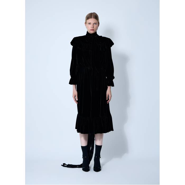 バレンシアガ Balenciaga 【 Lace-Up Dress Women Blk 】 ドレス レディース
