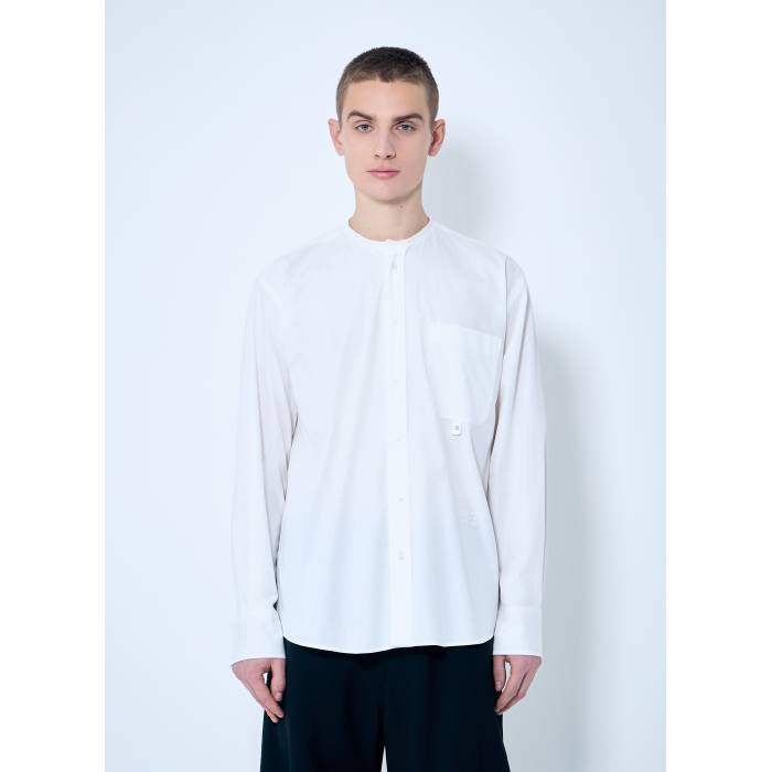 住み家 マルジェラ Mm6 Maison Margiela 【 Long Sleeve Shirt Men Wht 】 Sleeve 衣手 メンズ