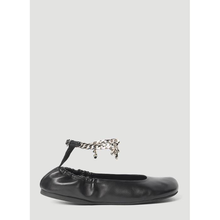 ジェイダブリューアンダーソン Jw Anderson 【 Charm Ballerina Shoes Women Blk 】 女性バレエダンサー シューズ 運動すること靴 レディース