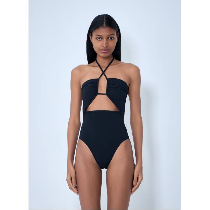 リックオウエンス Rick Owens 【 Prong Swimsuit Women Blk 】 海水着 レディース