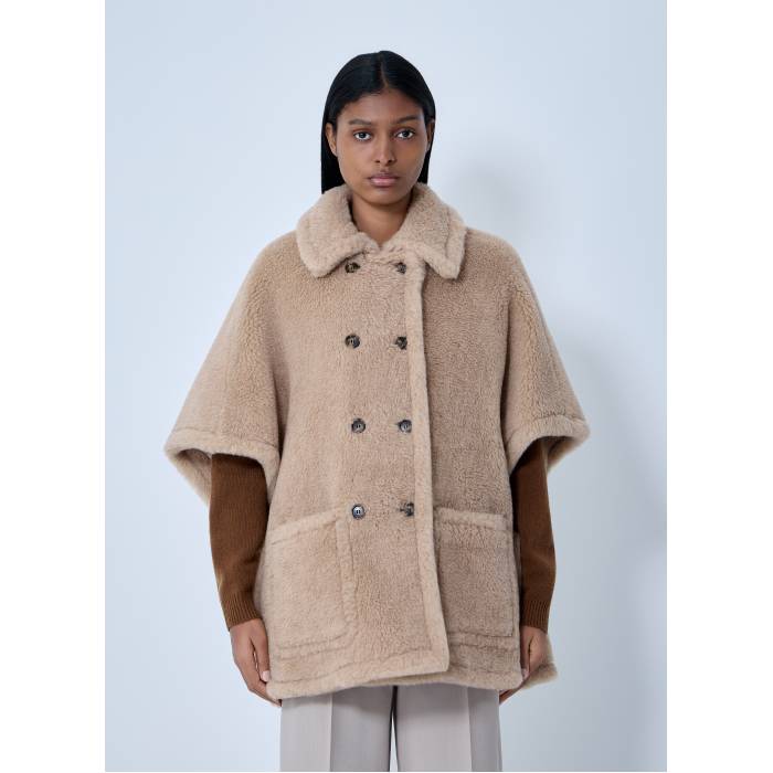 Max Mara 【 Shearling Cape Women Bei 】 レディース