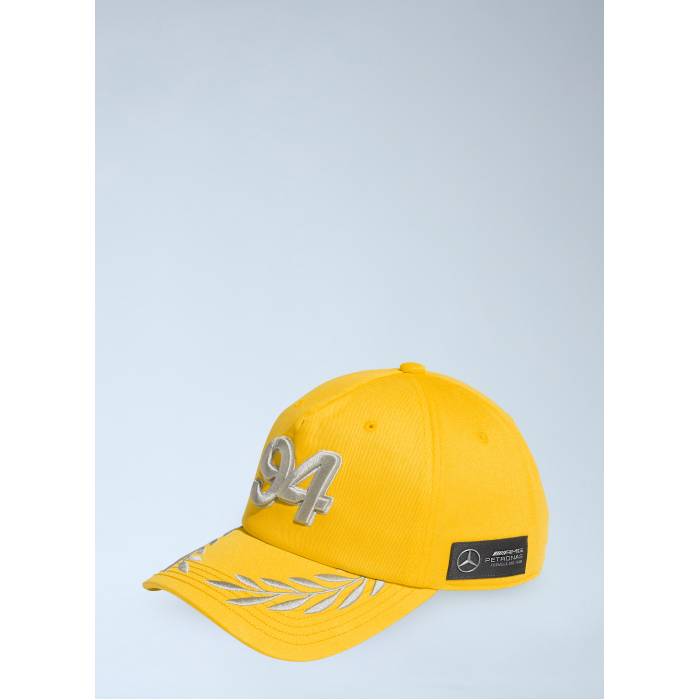 Adidas X Bad Bunny X Mercedes Amg F1 【 Logo Motif Baseball Cap Men Gld 】 ロゴタイプ 野球 旗がしら かぶり笠 メンズ