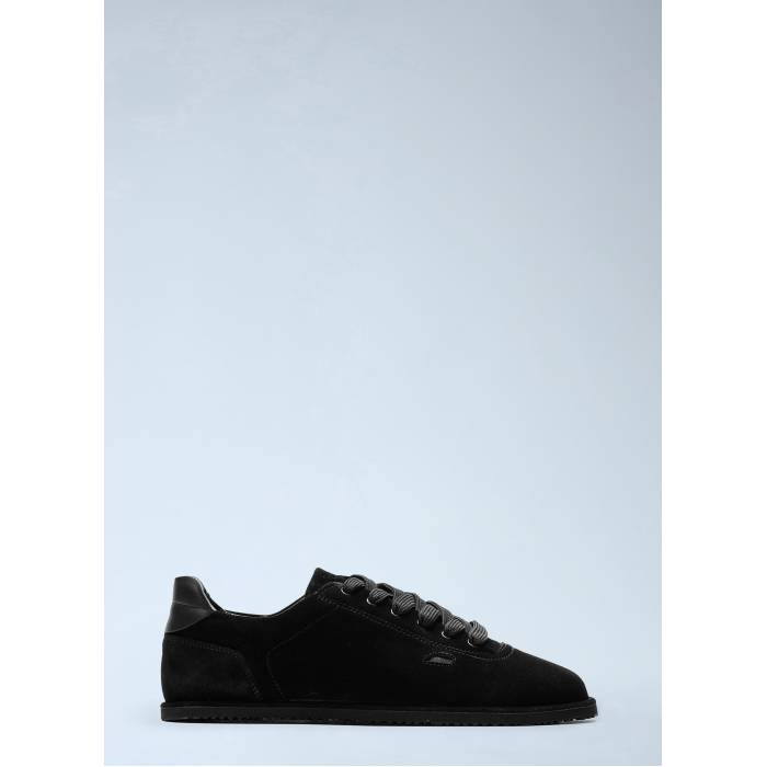 Referenc 【 The Shamal Suede Sneakers Men Blk 】 スエード・スウェード メンズ