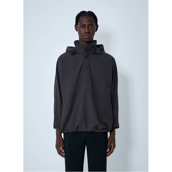 【 Hooded Shirt Men Brn 】 ボンネット付 メンズ