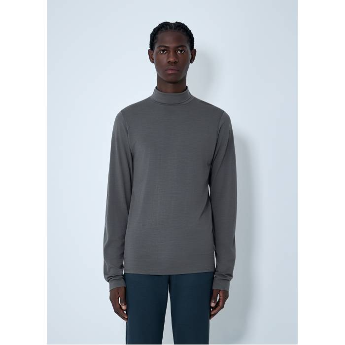 Rier 【 Wool Turtleneck Sweater Men Gry 】 調教師 メンズ