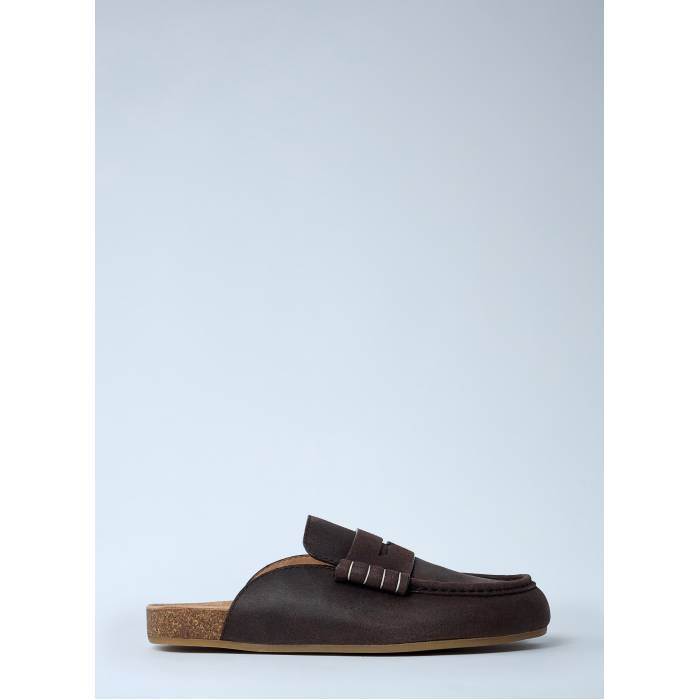ジェイダブリューアンダーソン Jw Anderson 【 Stitch Loafers Women Brn 】 置き目毛皮 レディース