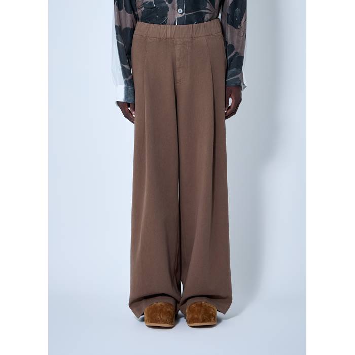 Dries Van Noten 【 Cotton Pants Men Brn 】 メンズ｜スニケス 49,020円