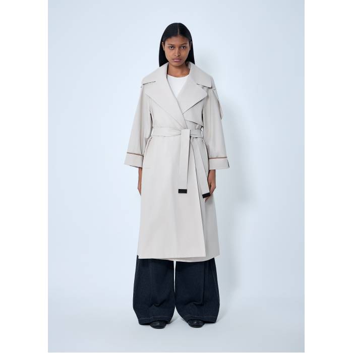Max Mara 【 Cute Trench Coat Women Bei 】 レディース
