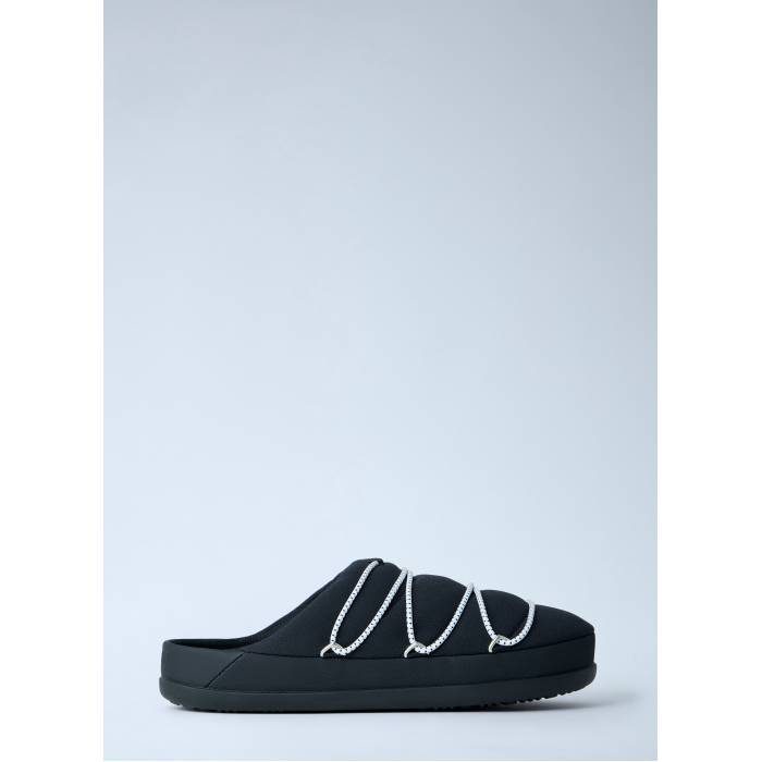 ムーンブーツ Moon Boot 【 Mb Slipper Soft Mules Women Blk 】 レディース