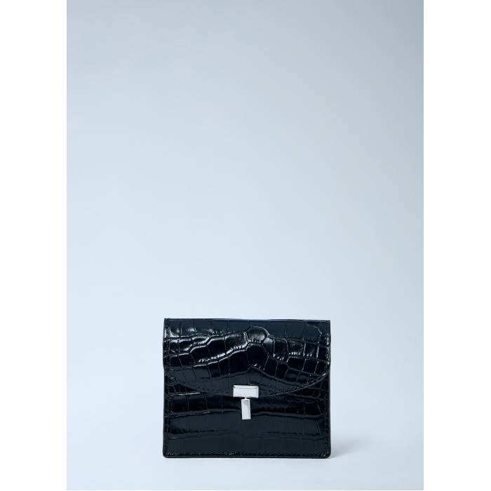 Toteme 【 T-Lock Cardholder Women Blk 】 レディース