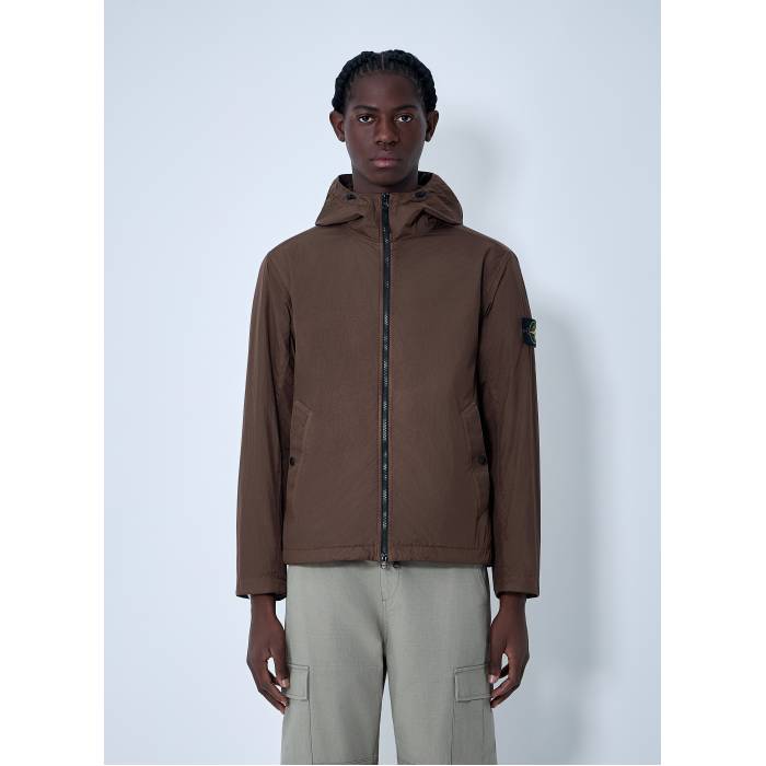 ストーンアイランド Stone Island 【 Logo Patch Jacket Men Brn 】 ロゴ Jacket ジャケット メンズ