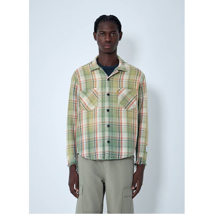 Gallery Dept. 【 Marley Flannel Shirt Men Grn 】 メンズ