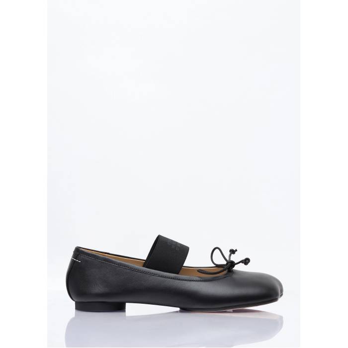 住み家 マルジェラ Mm6 Maison Margiela 【 Anatomic Ballerina Shoes Women Blk 】 女性バレエダンサー シューズ 運動すること靴 レディース