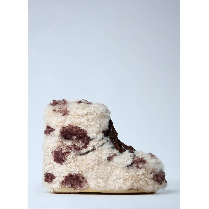 お月さまブーツ Moon Boot 【 Icon Low Curly Boots Men Bei 】 アイコン ブーツ メンズ