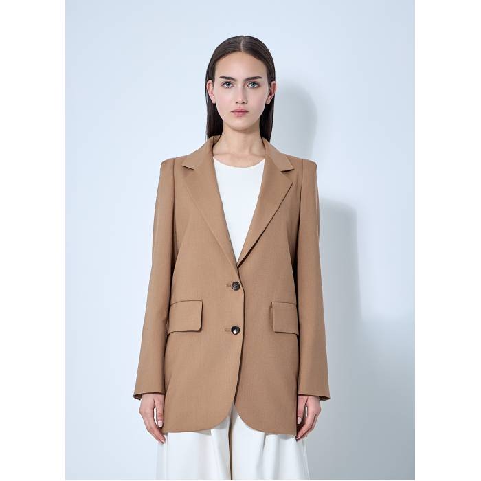 Max Mara 【 Single-Breasted Blazer Women Cam 】 ブレイザー レディース