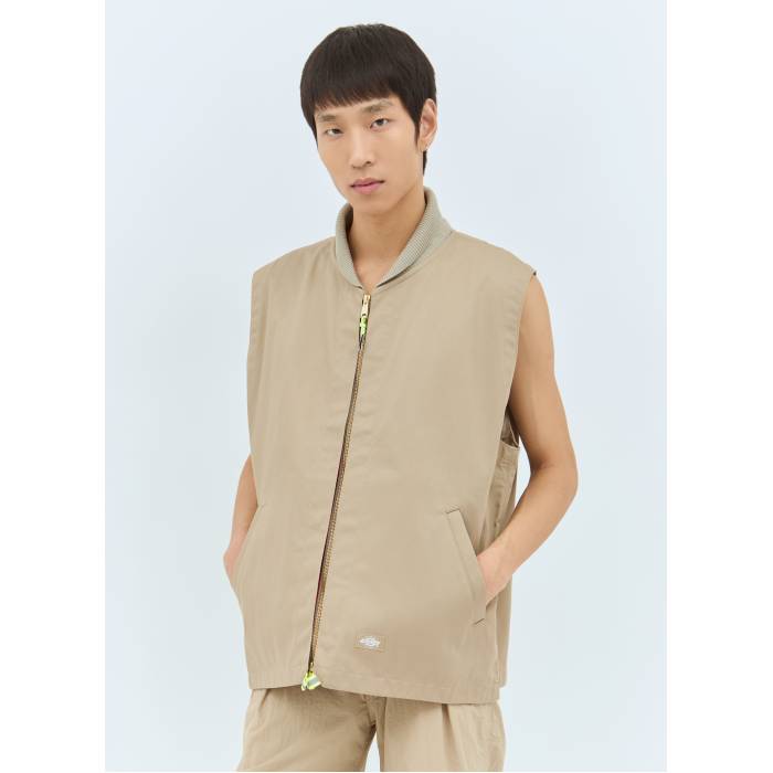 ディッキーズ Dickies 【 Eisenhower Vest Men Bei 】 ベスト メンズ